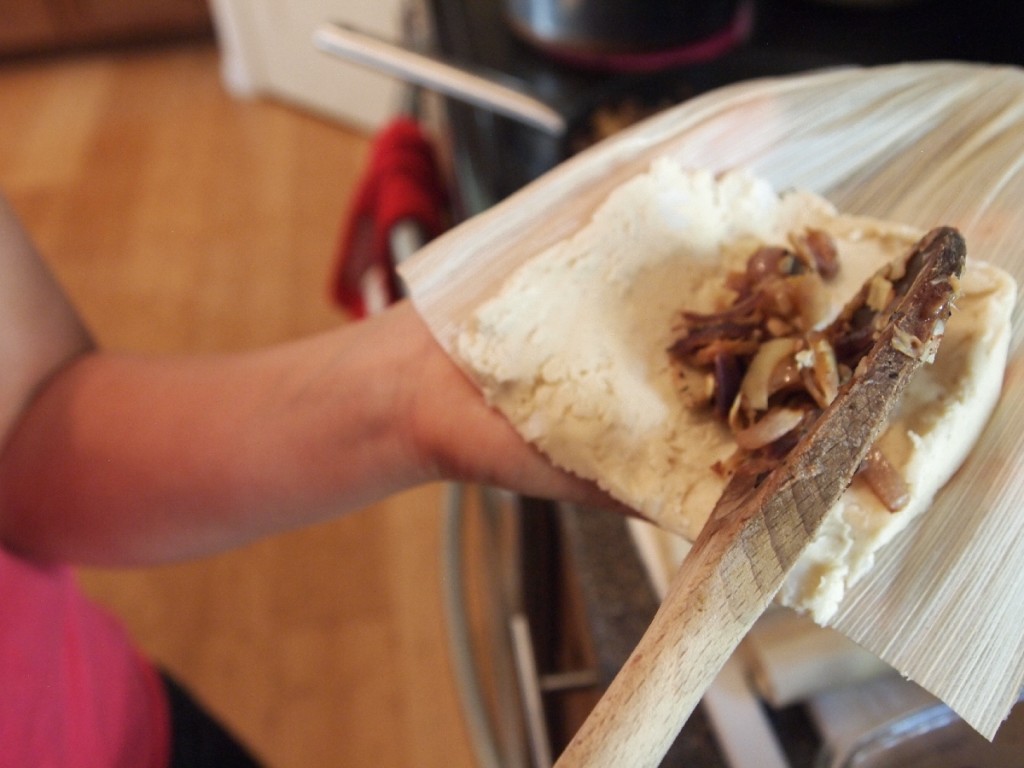 How to wrap a tamale Coseppi Kitchen